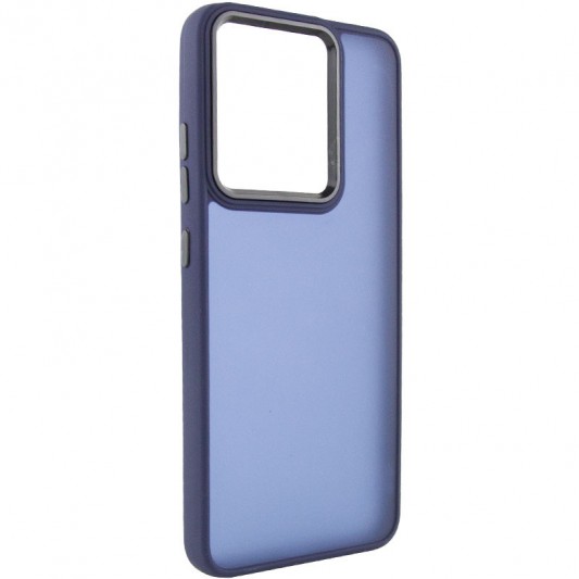 Чехол TPU+PC Lyon Frosted для Xiaomi Redmi 12C Navy Blue
