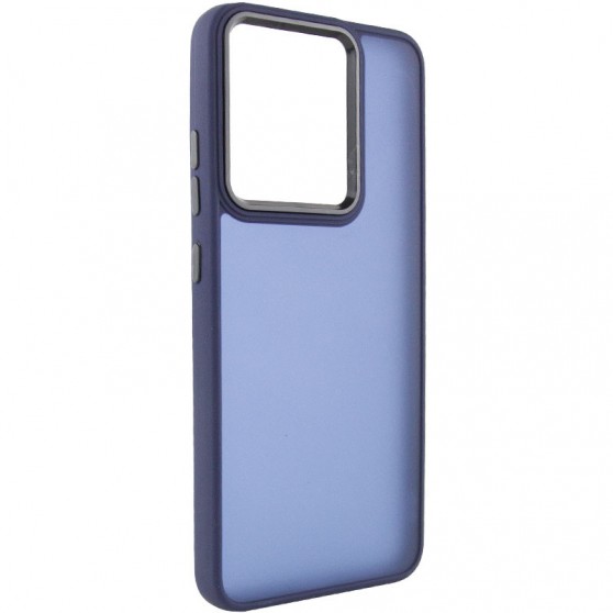 Чехол TPU+PC Lyon Frosted для Xiaomi Redmi 12C Navy Blue