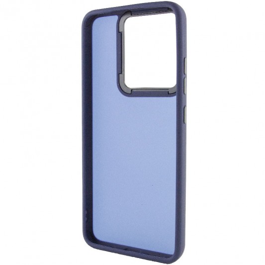 Чехол TPU+PC Lyon Frosted для Xiaomi Redmi 12C Navy Blue - изображение 2