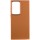 Кожаный чехол Bonbon Leather Metal Style для Samsung Galaxy S22 Ultra Коричневый / Brown