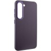 Кожаный чехол Bonbon Leather Metal Style для Samsung Galaxy S22+, Фиолетовый / Dark Purple