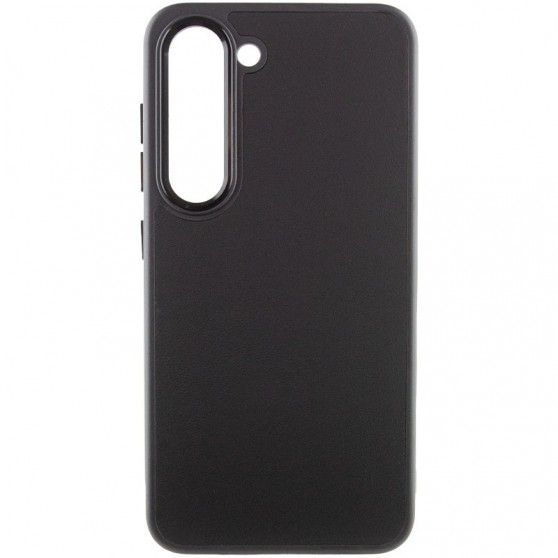 Кожаный чехол Bonbon Leather Metal Style для Samsung Galaxy S22+ Черный / Black