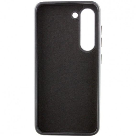 Кожаный чехол Bonbon Leather Metal Style для Samsung Galaxy S22+, Черный / Black