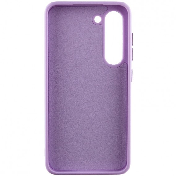 Шкіряний чохол Bonbon Leather Metal Style для Samsung Galaxy S22+, Бузковий / Dasheen