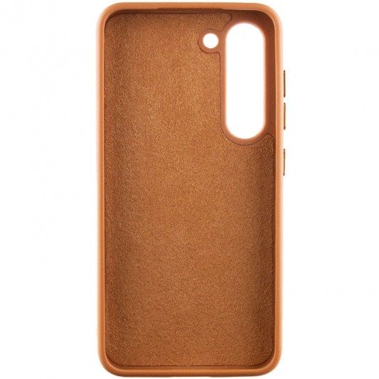Шкіряний чохол Bonbon Leather Metal Style для Samsung Galaxy S23 Коричневий / Brown - зображення 2 