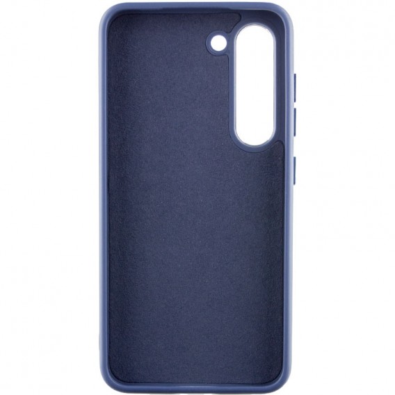 Шкіряний чохол Bonbon Leather Metal Style для Samsung Galaxy S23, Синій / Navy blue