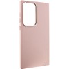 Шкіряний чохол Bonbon Leather Metal Style для Samsung Galaxy S23 Ultra, Рожевий / Light pink