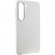 Кожаный чехол Bonbon Leather Metal Style для Samsung Galaxy S23+, Белый / White