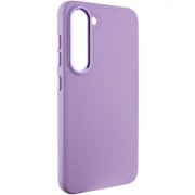 Кожаный чехол Bonbon Leather Metal Style для Samsung Galaxy S23+, Сиреневый / Dasheen