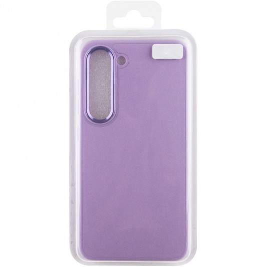 Кожаный чехол Bonbon Leather Metal Style для Samsung Galaxy S23+ Сиреневый / Dasheen - изображение 5