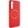 TPU чохол Bonbon Metal Style with MagSafe для Samsung Galaxy S22 Червоний / Red