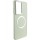 TPU чехол Bonbon Metal Style with MagSafe для Samsung Galaxy S22 Ultra Белый / White