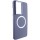 TPU чехол Bonbon Metal Style with MagSafe для Samsung Galaxy S22 Ultra Серый / Lavender