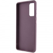 TPU чохол Bonbon Metal Style with MagSafe для Samsung Galaxy S23, Бордовий / Plum