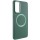 TPU чохол Bonbon Metal Style with MagSafe для Samsung Galaxy S23 Зелений / Army Green