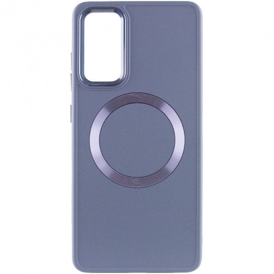 TPU чохол Bonbon Metal Style with MagSafe для Samsung Galaxy S23 Сірий / Lavender - зображення 1 