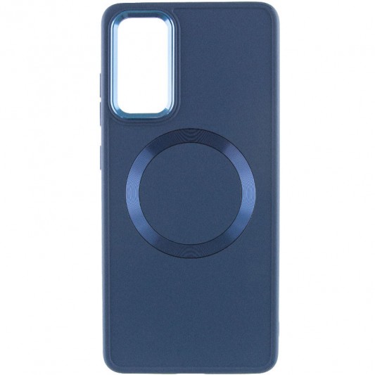 TPU чохол Bonbon Metal Style with MagSafe для Samsung Galaxy S23 Синій / Cosmos Blue - зображення 1 