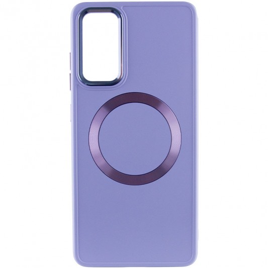 TPU чохол Bonbon Metal Style with MagSafe для Samsung Galaxy S23 Бузковий / Dasheen - зображення 1 