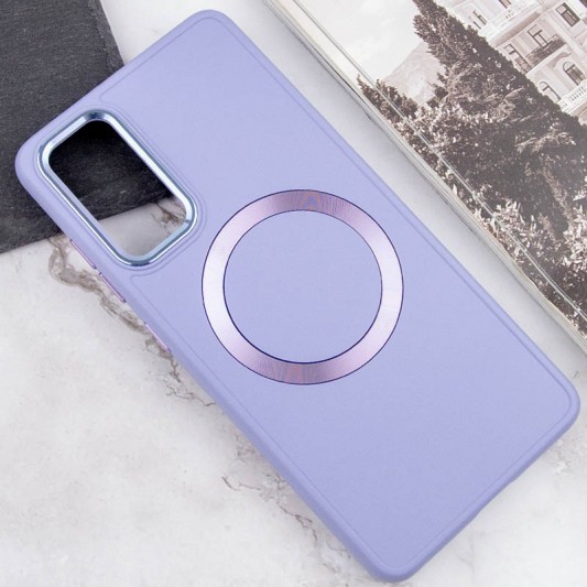 TPU чохол Bonbon Metal Style with MagSafe для Samsung Galaxy S23 Бузковий / Dasheen - зображення 3 