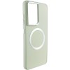 TPU чохол Bonbon Metal Style with MagSafe для Samsung Galaxy S23 Ultra, Білий / White