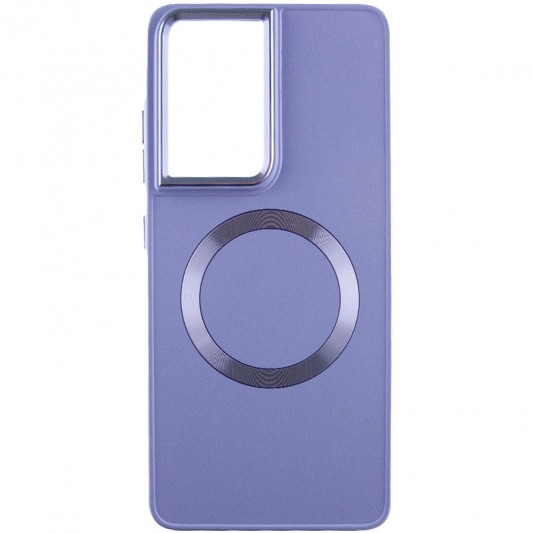 TPU чохол Bonbon Metal Style with MagSafe для Samsung Galaxy S23 Ultra Бузковий / Dasheen - зображення 1 