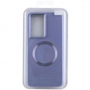 TPU чохол Bonbon Metal Style with MagSafe для Samsung Galaxy S23 Ultra, Бузковий / Dasheen