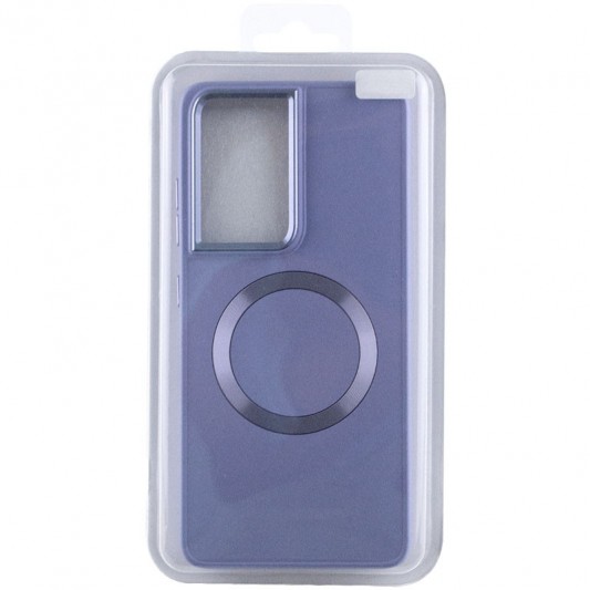 TPU чохол Bonbon Metal Style with MagSafe для Samsung Galaxy S23 Ultra Бузковий / Dasheen - зображення 5 
