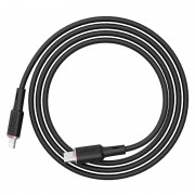 Шнур для фону Acefast MFI C2-01 USB-C to Lightning zinc alloy silicone (1m), Black