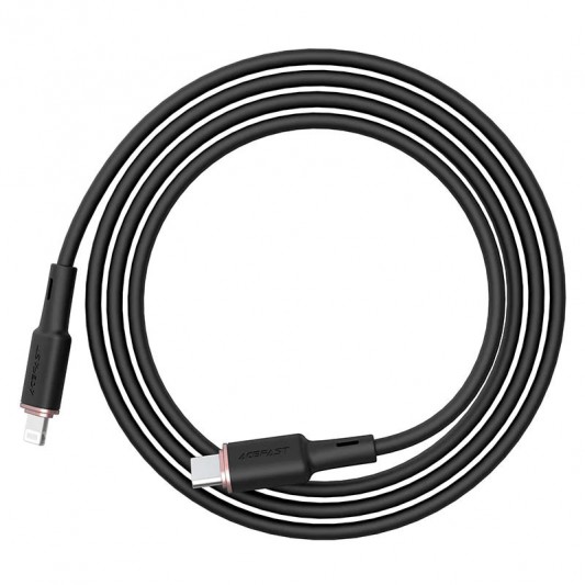 Дата кабель Acefast MFI C2-01 USB-C to Lightning zinc alloy silicone (1.2m) Black - зображення 2 