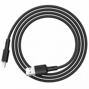 Шнур для Айфона Acefast MFI C2-02 USB-A to Lightning zinc alloy silicone (1m), Black