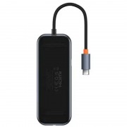Переходник HUB Baseus AcmeJoy 8-Port Type-C HUB Adapter (WKJZ010613), Dark Grey