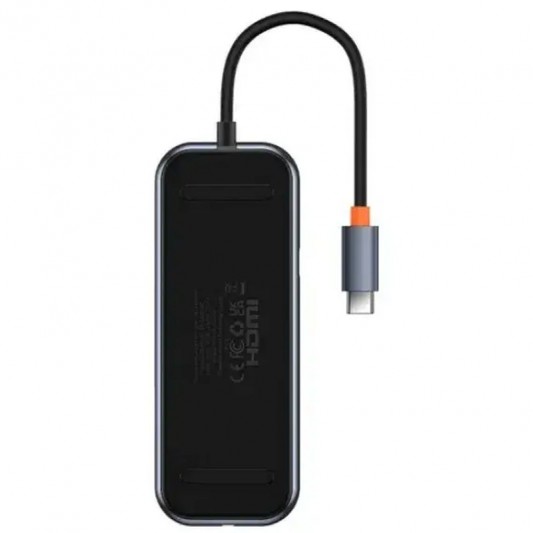 Переходник HUB Baseus AcmeJoy 8-Port Type-C HUB Adapter (WKJZ010613) Dark Grey - изображение 1