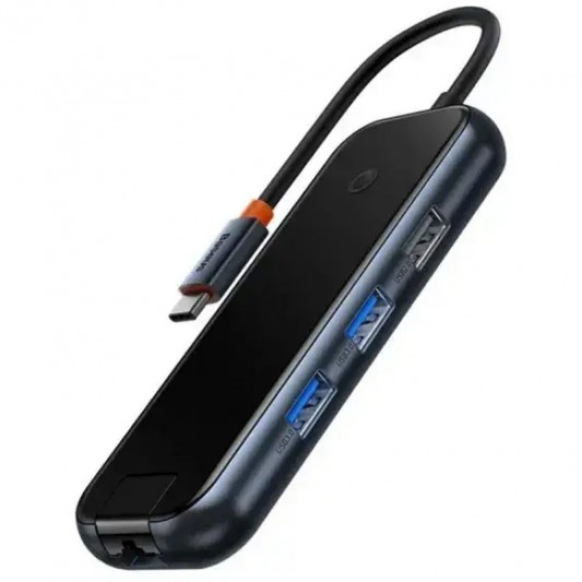 Переходник HUB Baseus AcmeJoy 8-Port Type-C HUB Adapter (WKJZ010613) Dark Grey - изображение 2
