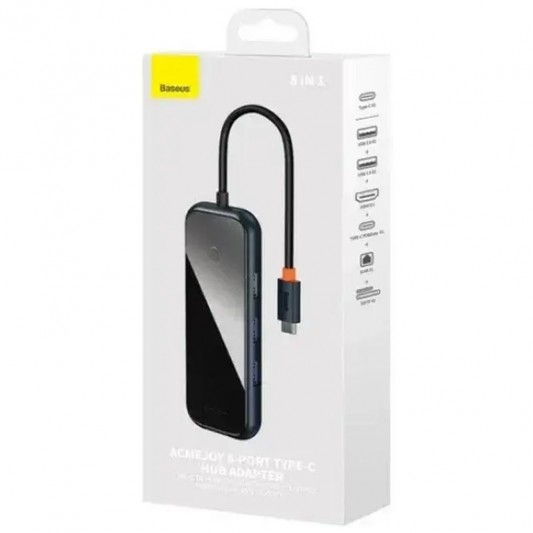 Переходник HUB Baseus AcmeJoy 8-Port Type-C HUB Adapter (WKJZ010613) Dark Grey - изображение 4