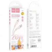 Кабель для Айфона Hoco X97 Crystal color Type-C to Lightning 20W (1m), Light pink