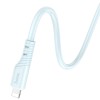 Шнур для Айфона Hoco X97 Crystal color Type-C to Lightning 20W (1m), Light blue