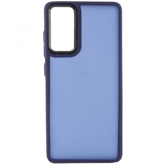 Чохол TPU+PC Lyon Frosted для Samsung Galaxy S23 FE Navy Blue - зображення 1 