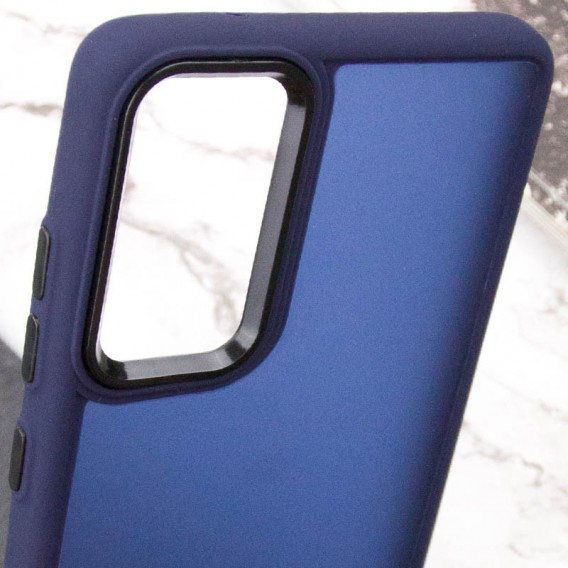 Чохол TPU+PC Lyon Frosted для Samsung Galaxy S23 FE, Navy Blue