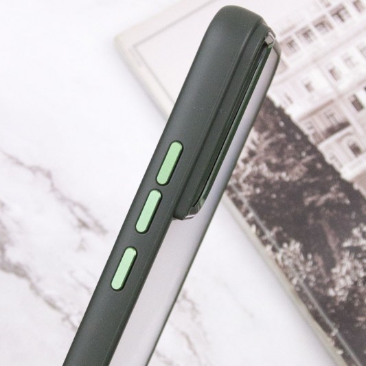 Чехол TPU+PC North Guard для Samsung Galaxy S22+ Dark Green - изображение 3