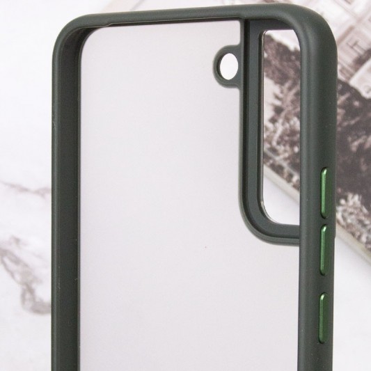 Чехол TPU+PC North Guard для Samsung Galaxy S22+ Dark Green - изображение 4