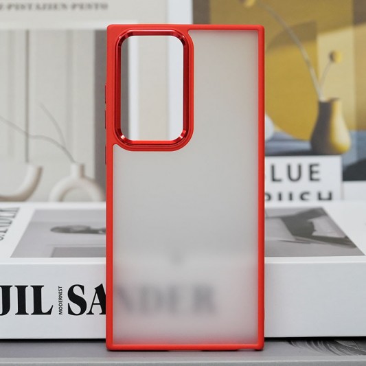 Чехол TPU+PC North Guard для Samsung Galaxy S22 Ultra Red - изображение 2