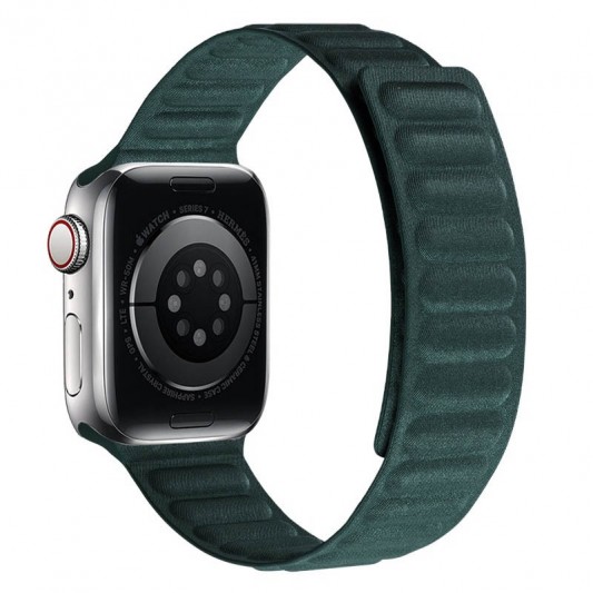 Ремінець FineWoven (AAA) для Apple Watch 38/40/41/42mm(ser.10) Evergree