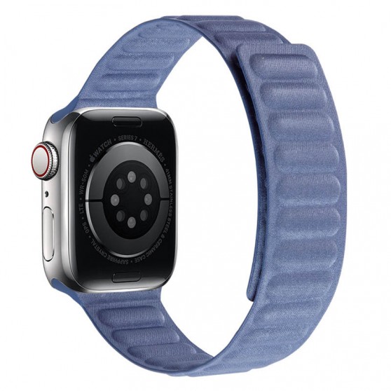 Ремешок FineWoven (AAA) для Apple Watch 42(ser.1-3)/44/45/46/49mm Cerulean blue