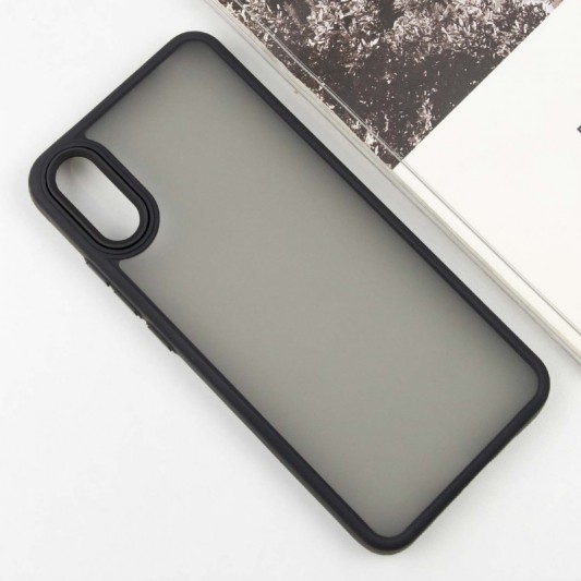 Чехол TPU+PC Lyon Frosted для Xiaomi Redmi 9A Black - изображение 1