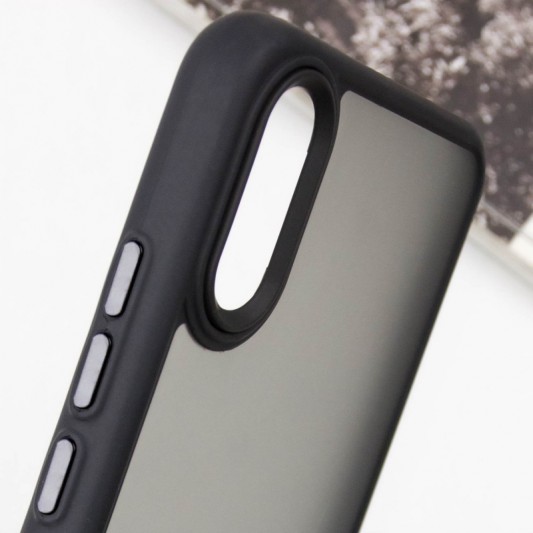 Чехол TPU+PC Lyon Frosted для Xiaomi Redmi 9A Black - изображение 5