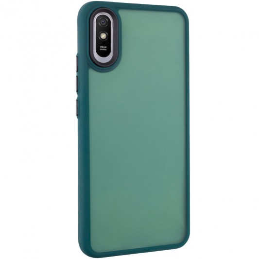 Чехол TPU+PC Lyon Frosted для Xiaomi Redmi 9A Green