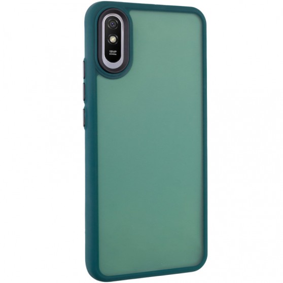 Чехол TPU+PC Lyon Frosted для Xiaomi Redmi 9A Green