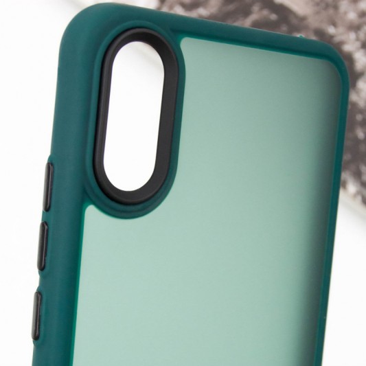 Чехол TPU+PC Lyon Frosted для Xiaomi Redmi 9A Green - изображение 5