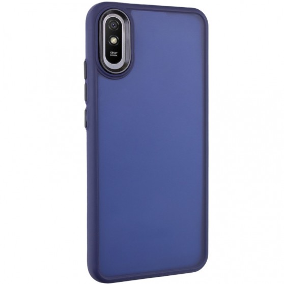 Чехол TPU+PC Lyon Frosted для Xiaomi Redmi 9A Navy Blue