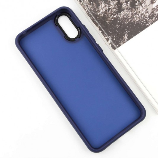 Чехол TPU+PC Lyon Frosted для Xiaomi Redmi 9A Navy Blue - изображение 2